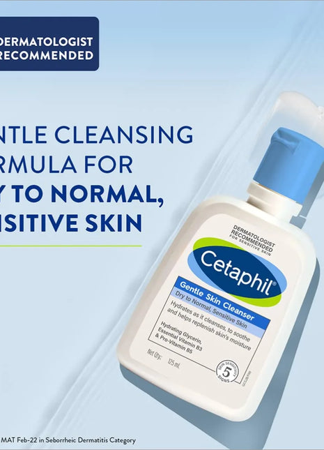 Cetaphil Face Wash Gentle Skin Cleanser for Dry to Normal