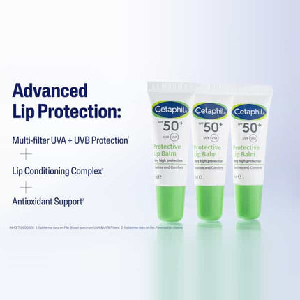 Cetaphil Protective Lip Balm SPF 50+ 8ml – UVA and UVB protection