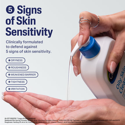Cetaphil Oily Skin Cleanser 236ml – skin sensitivity