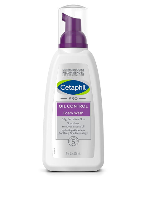 a bottle of cetaphil pro oil control foam