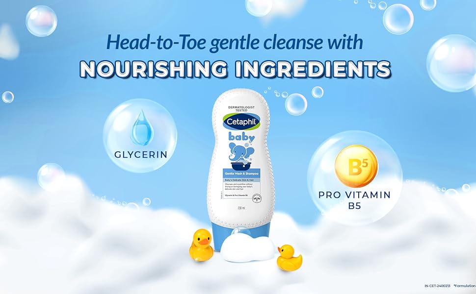Cetaphil Baby Shampoo & Wash White Chamomile 230 ml