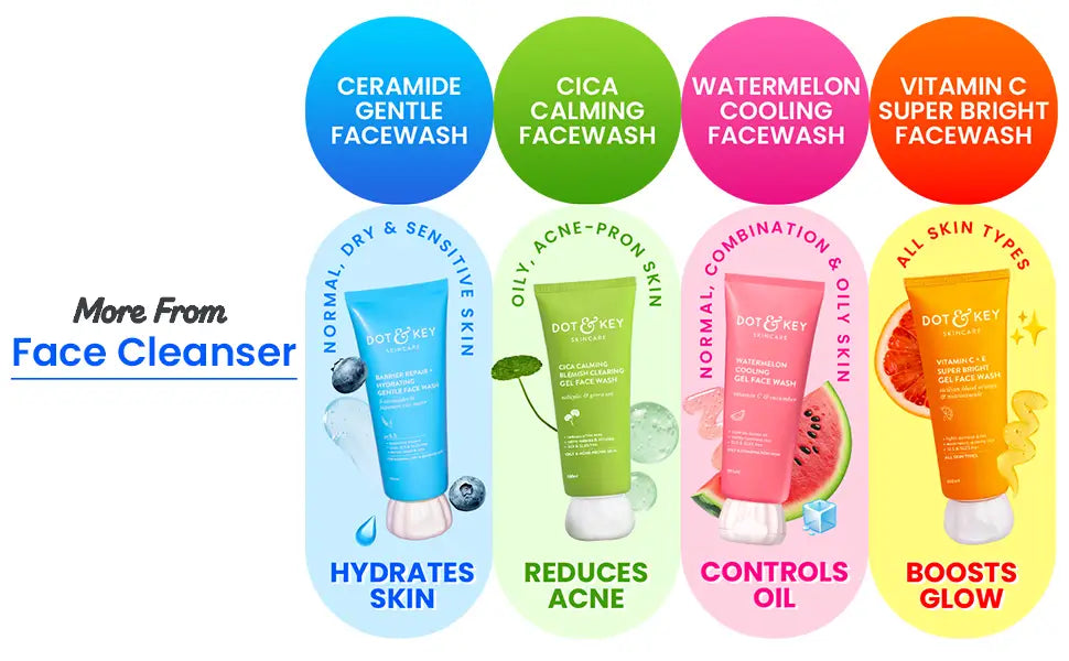 DOT & KEY Hydrating Face Wash With Probiotic & Ceramide