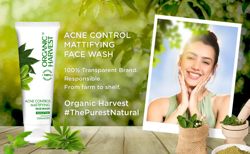 Organic Harvest Neem Face wash 100g