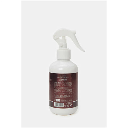 Close-up view of Solo Collection Daniyal Air Freshener Spray 300Ml, highlighting the elegant packaging of this air freshener spray.
