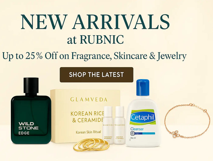 Dark green glass perfume bottle with black cap and white label reading ’wild stone edge’