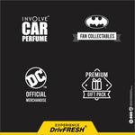 Involve Your Senses Fruity Fragrance Car Air Freshener in Tin Can, Warner Bros. Official DC Merchandise.
