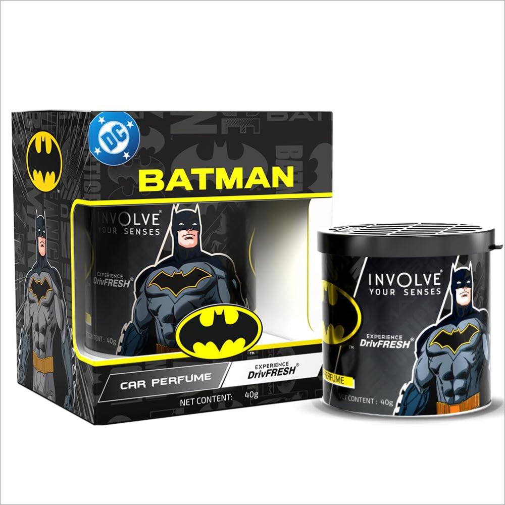 Involve Your Senses - Tin Can Fiber Car Perfume, Freshen Up Your Car with Fruity Fragrance, Car Air Freshener by Warner Bros. Official Merchandise.