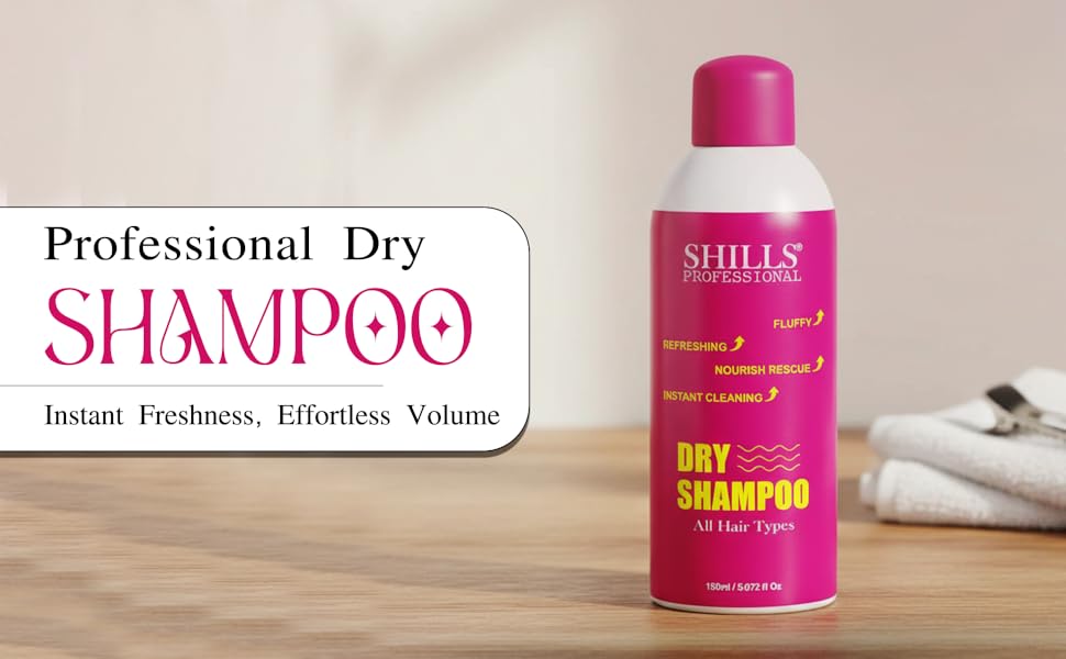 SHILLS Professional Dry Shampoo for All Hair Types - 150ml