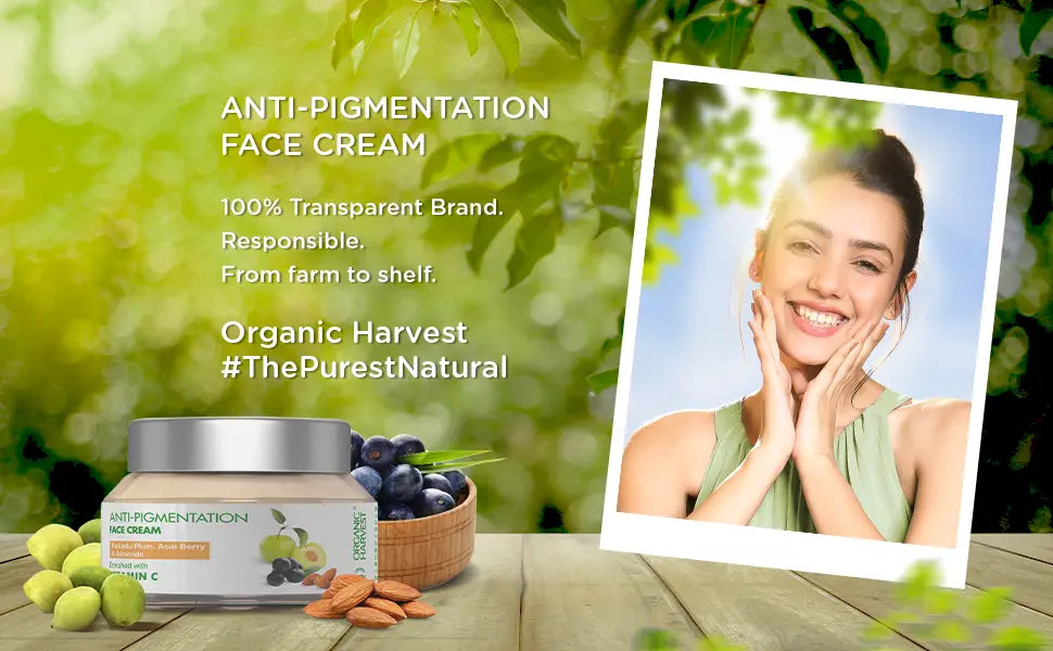 Organic Harvest Anti-Pigmentation Face Cream Serum