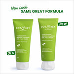 Dot & Key CICA Face Wash shown with its key ingredients highlighted, showcasing its role as an effective acne face wash for troubled skin.