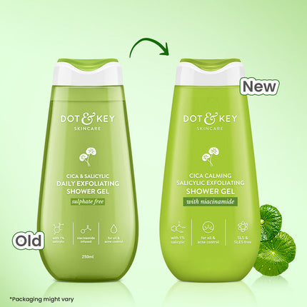 Dot & Key Cica Salicylic Exfoliating Shower Gel 250ml product details