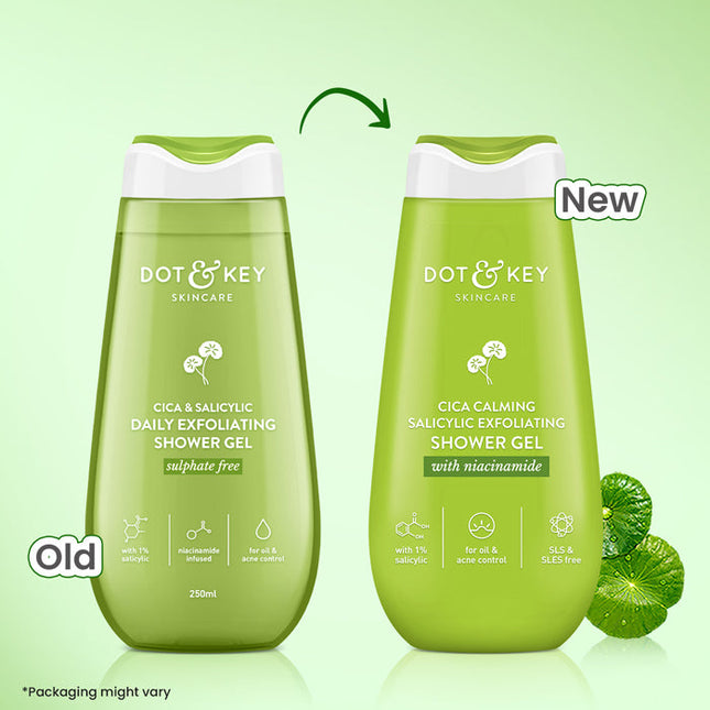 Dot & Key Cica Salicylic Exfoliating Shower Gel 250ml product details