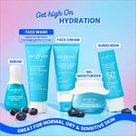 The texture of DOT & KEY Barrier Repair Hydrating Gentle Face Wash - A creamy hydrating face wash suitable for daily use.