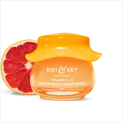 Dot & Key Vitamin C + E Sorbet Super Bright Moisturizer for Face - Lightweight and oil-free Vitamin C moisturizer to reduce skin dullness.