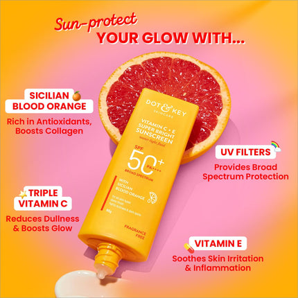 DOT & KEY Vitamin C Sunscreen SPF 50 - Water-Light Formula