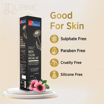 Dr Batra’s PRO+ Insta Glow Facial Kit Pack of 3 - FACIAL KIT