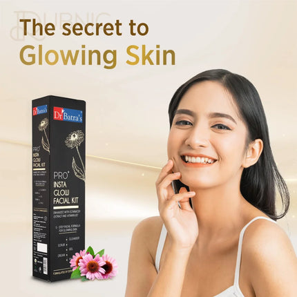 Dr Batra’s PRO+ Insta Glow Facial Kit Pack of 3 - FACIAL KIT