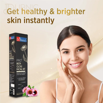 Dr Batra’s PRO+ Insta Glow Facial Kit Pack of 3 - FACIAL KIT