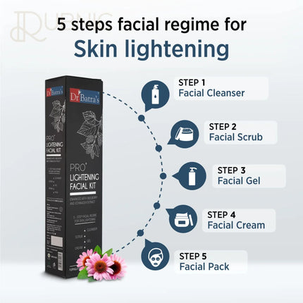 Dr Batra’s PRO+ LIGHTENING FACIAL KIT PACK OF 2 - FACIAL KIT