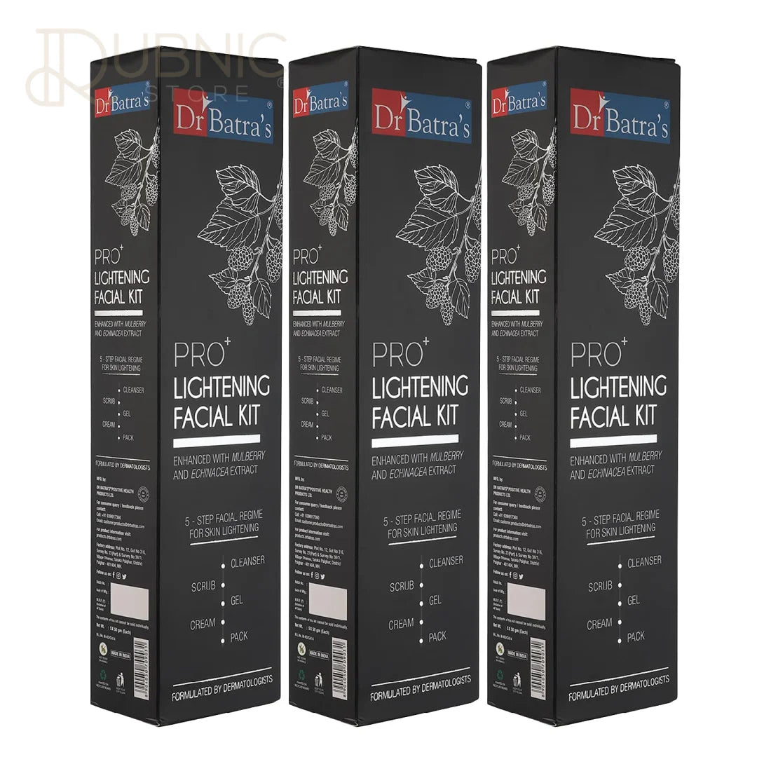 Dr Batra’s PRO+ LIGHTENING FACIAL KIT PACK OF 3 - FACIAL KIT