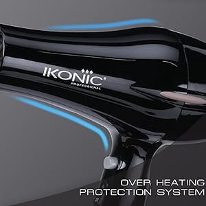 IKONIC PRO 2100+ Hair Dryer | 2000W Black Interchangeable