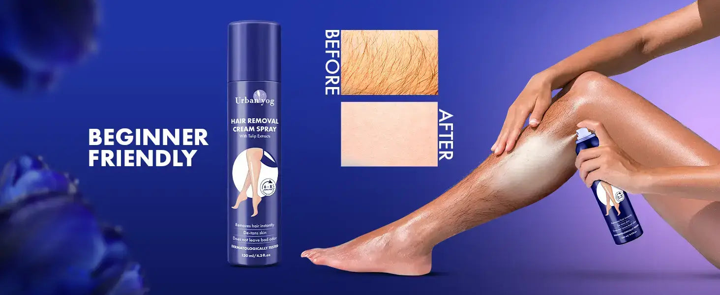 Urban Yog Hair Removal Spray with Tulip Extract - 130 ml