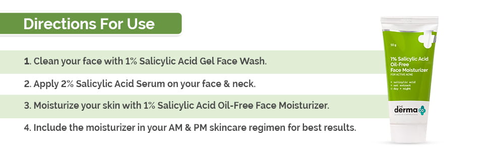 The Derma Co 1% Salicylic Acid Oil-Free Face Moisturizer