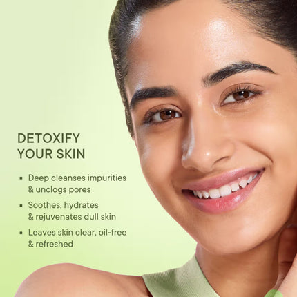 Quench Korean Bubble Sheet Mask with Matcha Green Tea packaging in a bathroom setting.