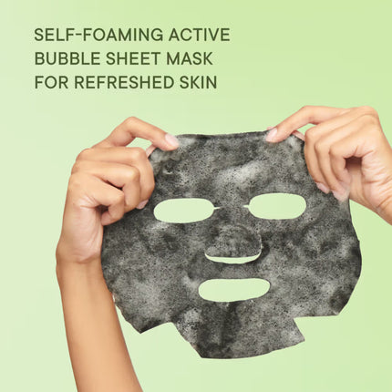 Quench Korean Bubble Sheet Mask with Matcha Green Tea product image 6 showing its vibrant packaging.