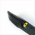Black and yellow multifunctional grooming kit electric trimmer with textured grip handle for hair and beard trimming