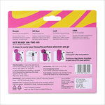 Pink and yellow Fastrack Discovery perfume travel set with 4 premium 8 ml scents fresh and woody for women gift