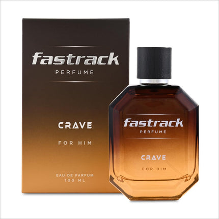 Fastrack Perfume Crave for Men in 100 ml EDP showcases its elegant design, emphasizing the fragrance with juniper and vetiver, enriched with notes of Bergamot & Vetiver. Crafted in France, this long-lasting perfume is IFRA Certified and Dermatologically Safe, making it an ideal gift for men.