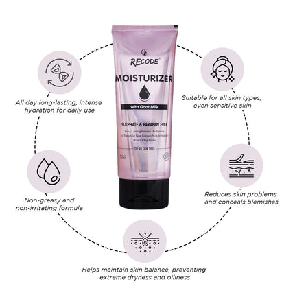 Recode Moisturizer With Goat Milk in Tube - 100 ML product image 3