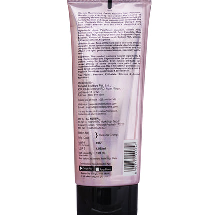 Recode Moisturizer With Goat Milk in Tube - 100 ML product image 4
