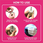 Godrej aer click Car Vent Air Freshener Petal Crush Pink