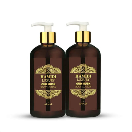 Hamidi Luxury Oud Musk Body Lotion BY ARMAF - PACK OF 2 -