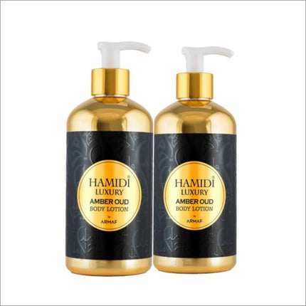 Hamidi Luxury Amber Oud Body Lotion By Armaf - PACK OF 2 -