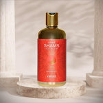 Relaxing shower experience with Hamidi Shams Edition Ambre Shower Gel, an alcohol free shower gel perfect for soft, clean skin.