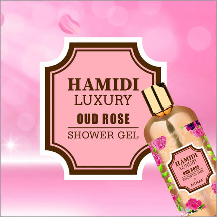 Hamidi Luxury Oud Rose Shower Gel BY ARMAF 500ML - BODY WASH