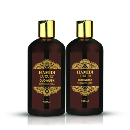 Hamidi Luxury Oud Musk Shower Gel by armaf - pack of 2 -