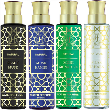 Hamidi Non Alcoholic Natural Black Musk Water Perfumes
