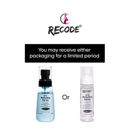 Recode Hydrating Moisturizer for Glowing Skin SPF 25 Lotion Spray (100 ML) product image 3
