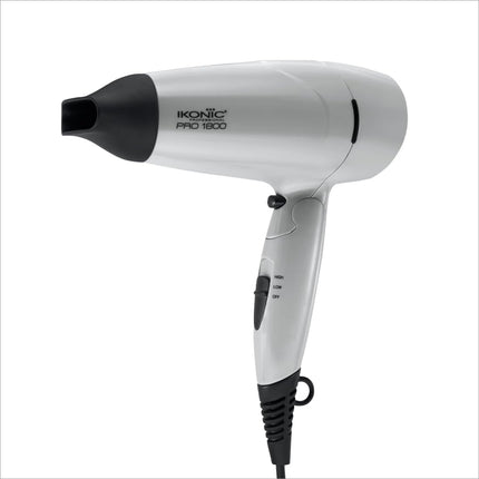 Ikonic 1800 Pro Hair Dryer Grey 2-Speed Temperature
