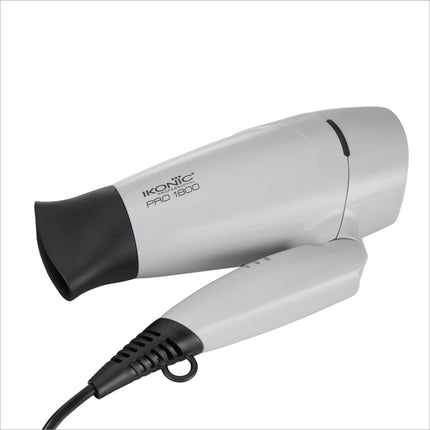 Ikonic 1800 Pro Hair Dryer Grey 2-Speed Temperature