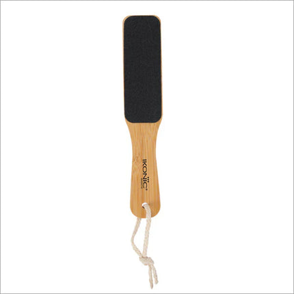 Ikonic Basics Double Sided Sand Bamboo Foot Scraper
