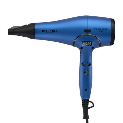 Ikonic Finishing Line Hair Dryer- Blue| High-tech luxury|