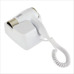 Ikonic Hair Dryer- Pro 1500 White- 500 Watts Wall-Mount