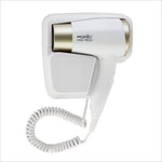 Ikonic Hair Dryer- Pro 1500 White- 500 Watts Wall-Mount