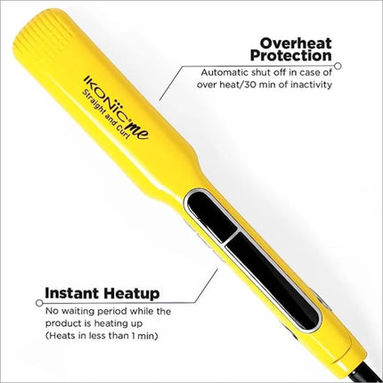 Ikonic Me 2 in 1 Straight n Curl Wide Hair Straightener