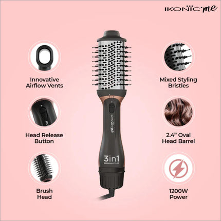 IKONIC ME- 3 IN 1 EXPRESS STYLER - Hair Styling Tools